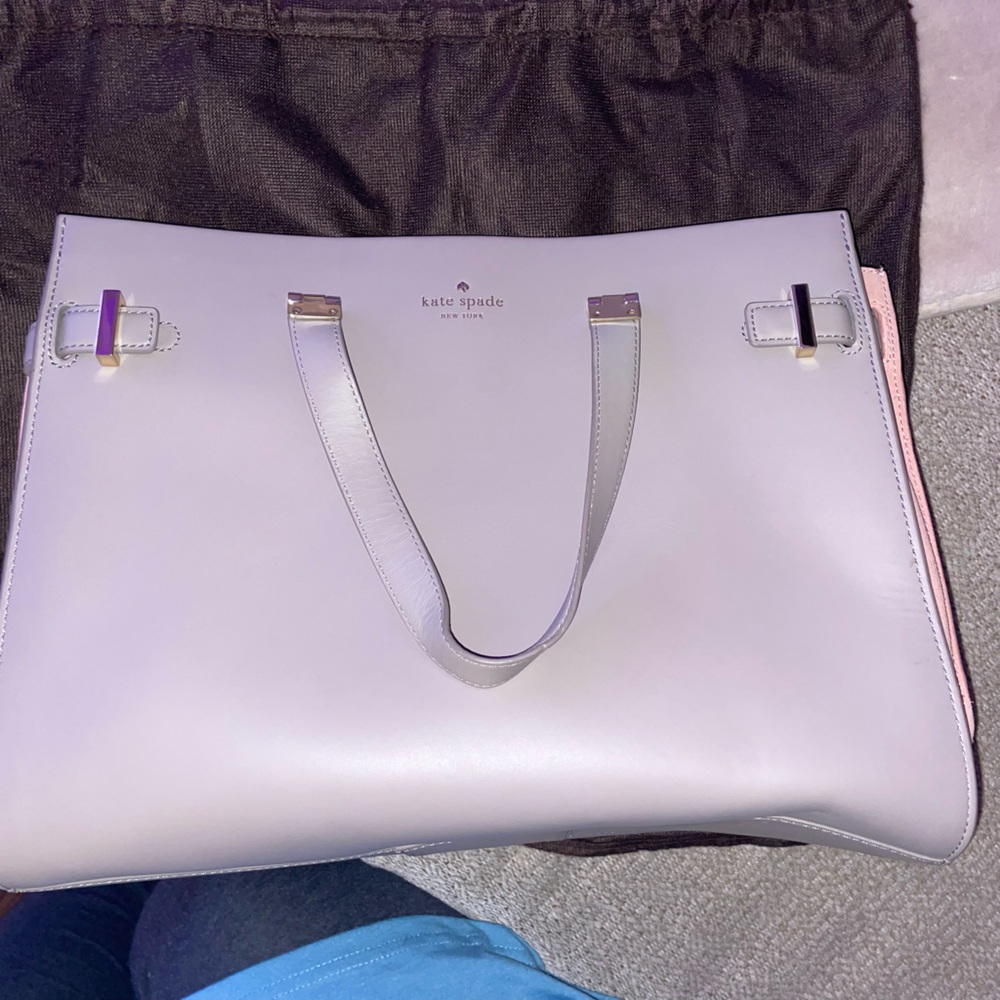 Grey kate spade bag